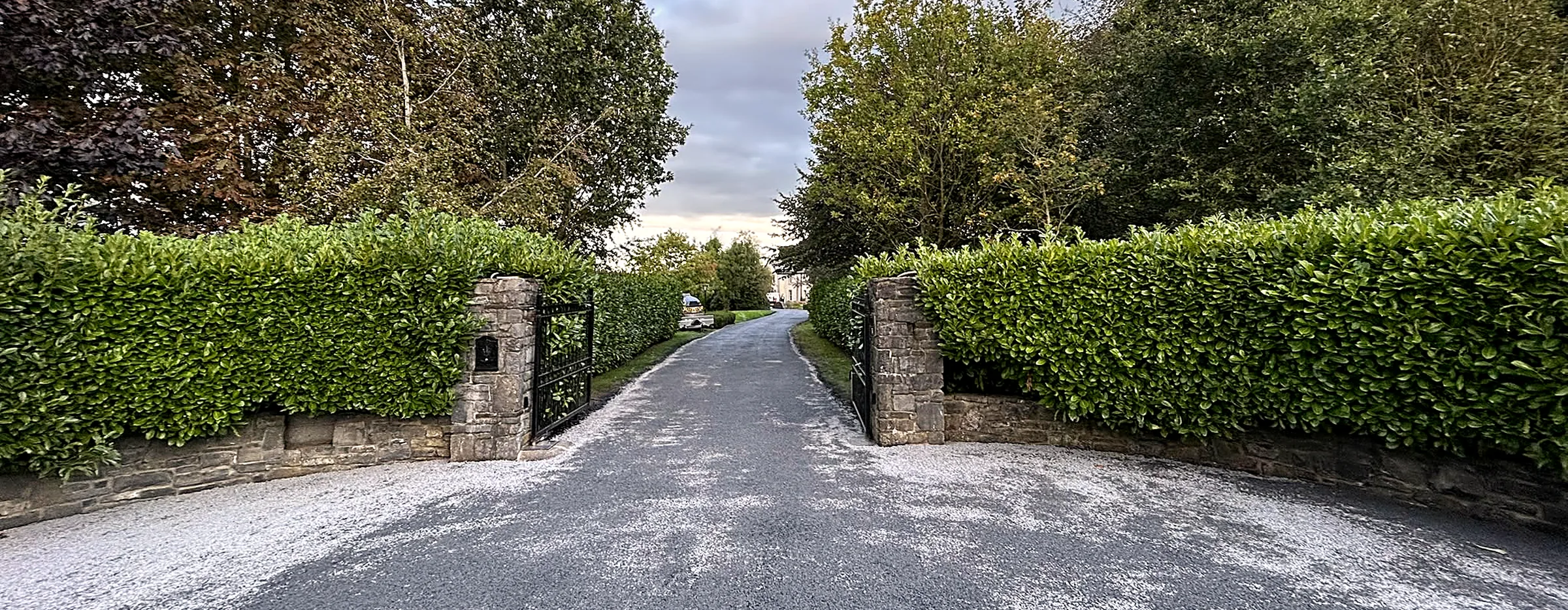 Tar and chip driveway in Paulstown, Co. Kilkenny