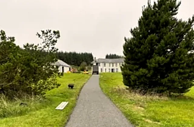 The same driveway in Castlecomer after the tar and chip