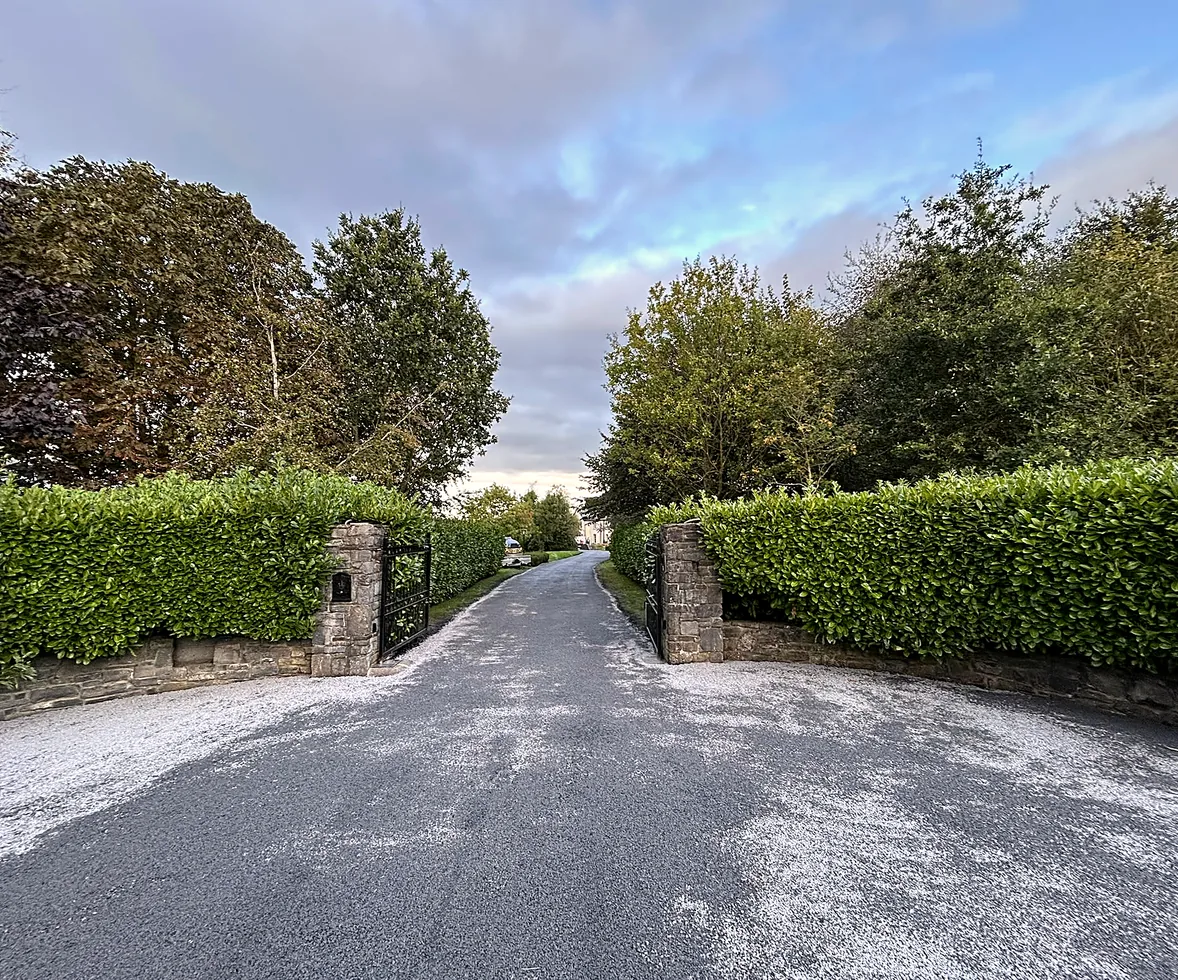 Tar and chip driveway in Paulstown, Co. Kilkenny