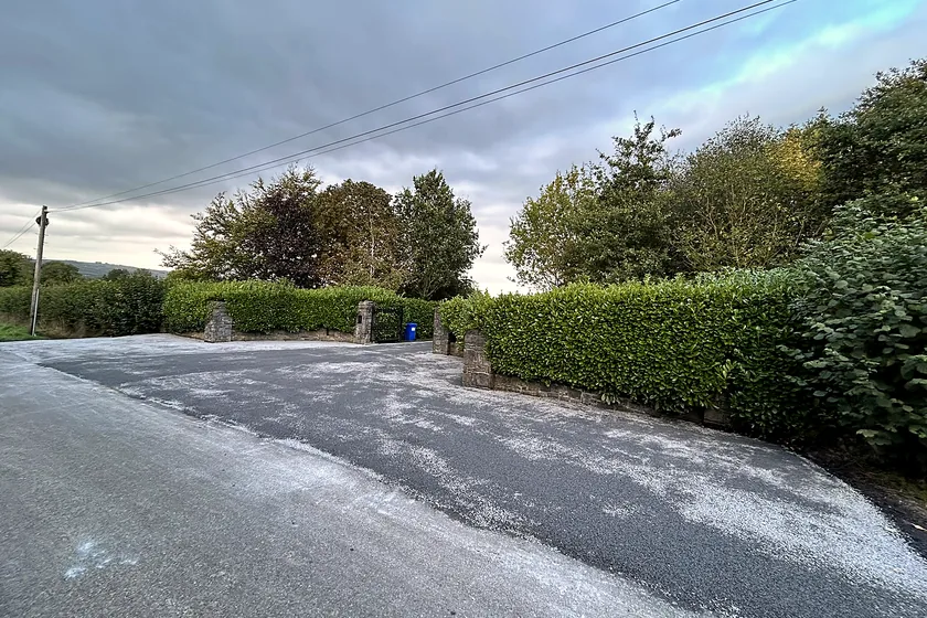 Tar and chip driveway in Paulstown, Co. Kilkenny
